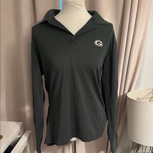 Men’s Cutter & Buck Green Bay Packers Logo Long Sleeve